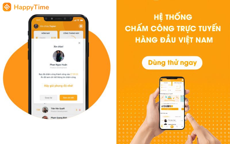 App chấm công miễn phí