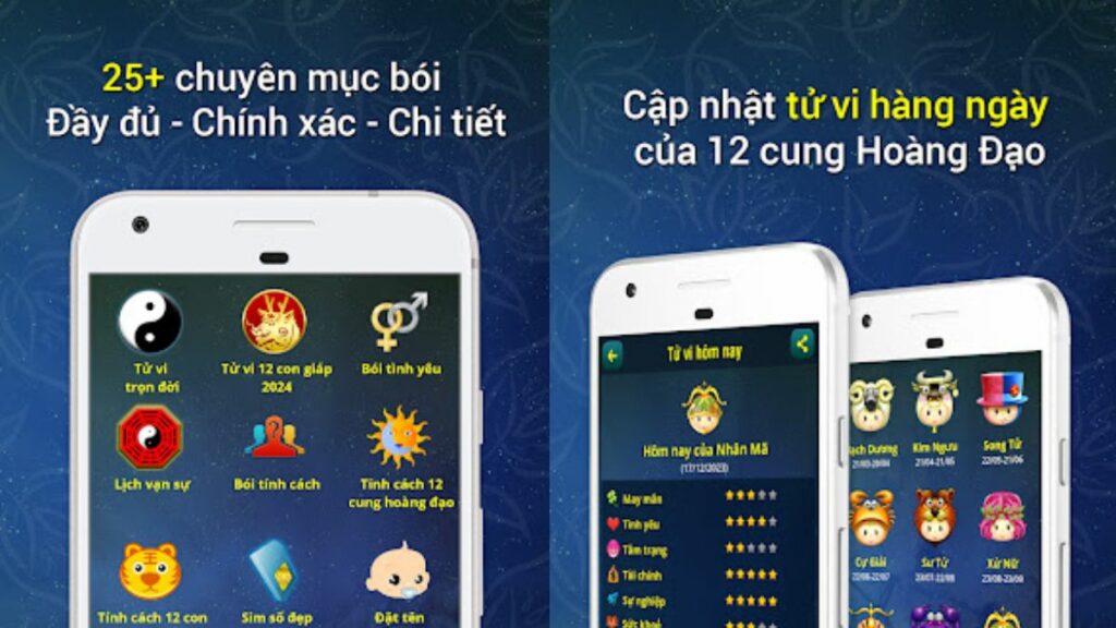 Top 10 app xem tử vi chuẩn nhất giúp bạn chọn ứng dụng phù hợp