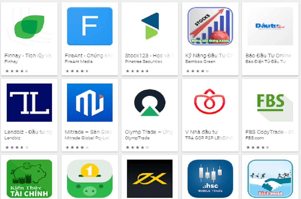 Danh sách app đầu tư uy tín giúp bạn kiếm tiền hiệu quả nhất hiện nay
