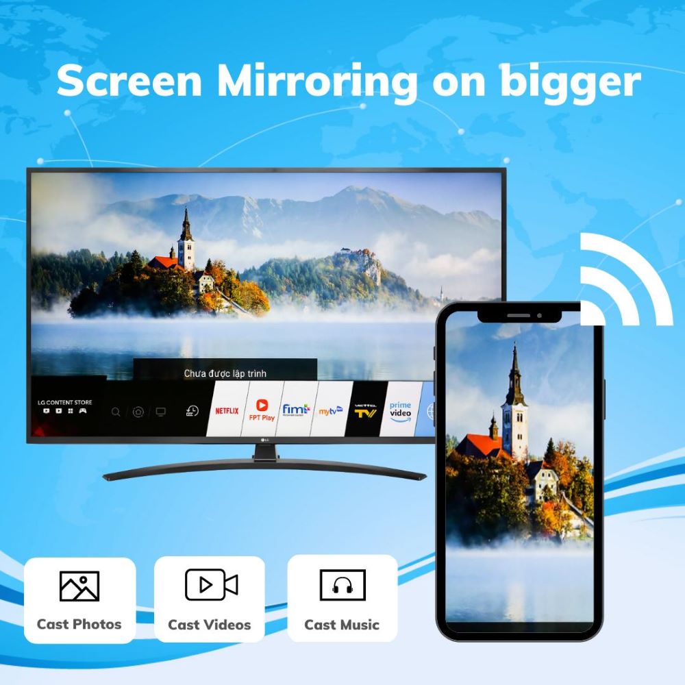Screen Mirroring - TV Cast: Giải pháp chiếu màn hình tiện lợi