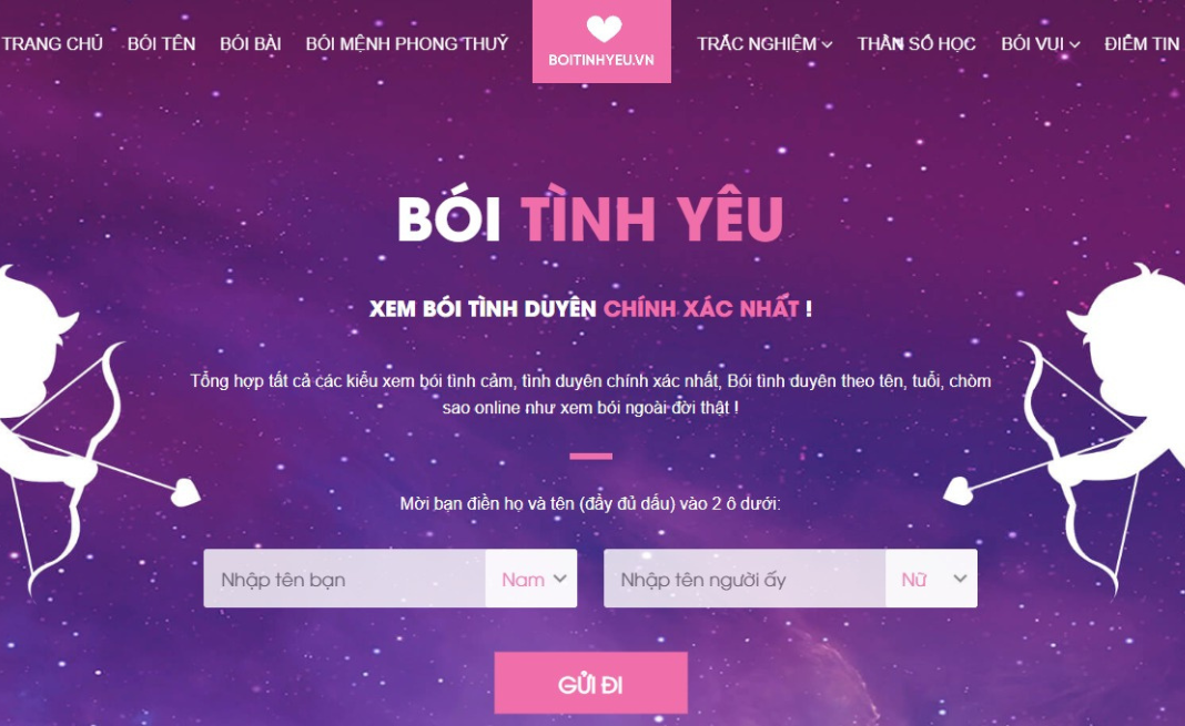 Top 1: Bói:Tình