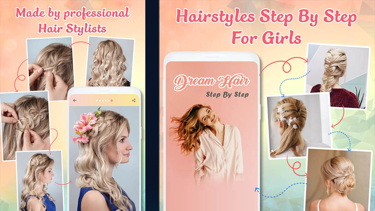 Top 10: Hairstyles Step By Step - App chỉnh tóc chuyên nghiệp