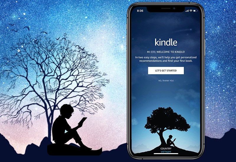 Top 2: Amazon Kindle - Ứng dụng đọc sách điện tử hàng đầu từ gã khổng lồ thương mại điện tử