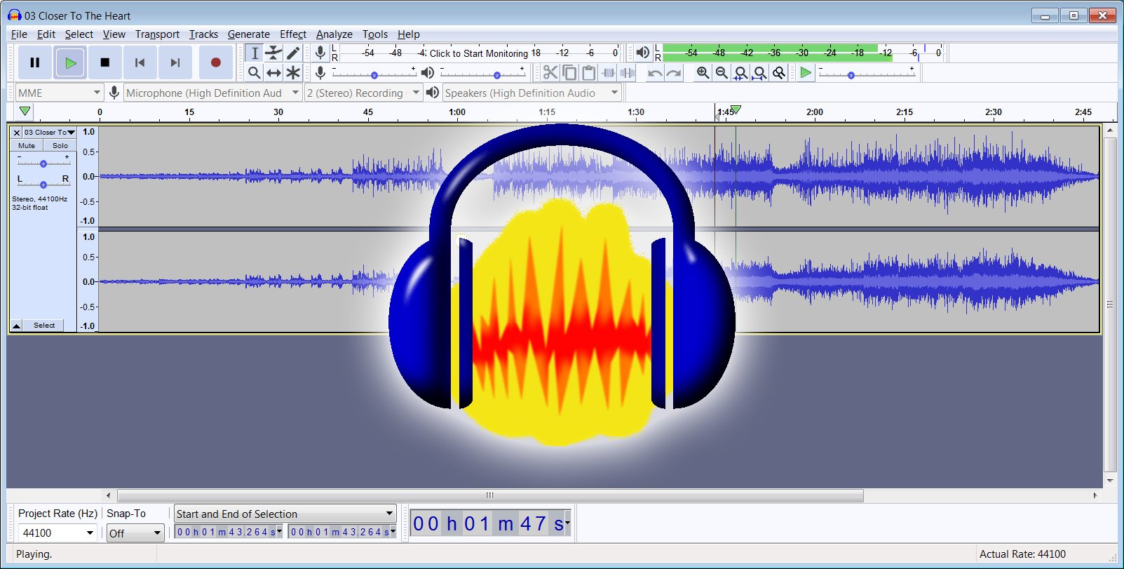 Top 2: Audacity - Phần mềm chỉnh sửa âm thanh chuyên nghiệp
