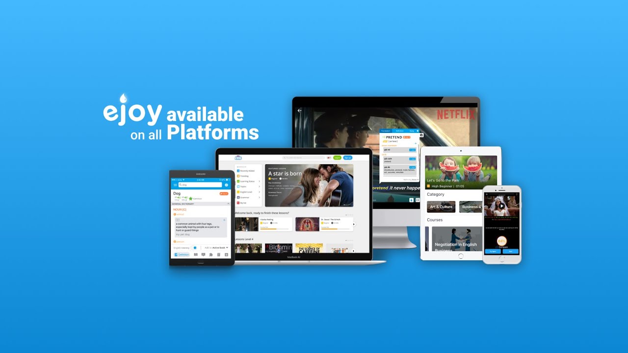 Top 3: eJOY English - Ứng dụng học tiếng Anh đa nền tảng