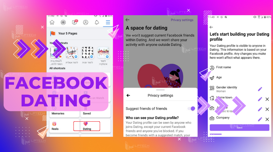 Top 3: Facebook Dating - Ứng dụng hẹn hò tích hợp trong Facebook