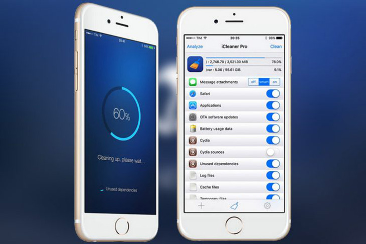 Top 4: iCleaner - Ứng dụng dọn rác cho iOS