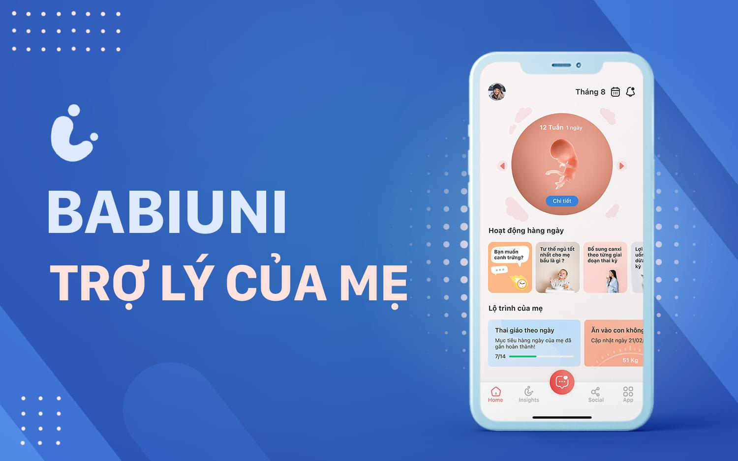 Top 5: Babiuni - Ứng dụng chăm sóc thai kỳ tiện lợi