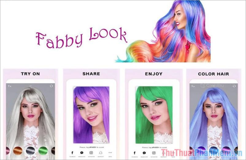 Top 5: Fabby Look - Ứng dụng chỉnh sửa tóc chuyên nghiệp