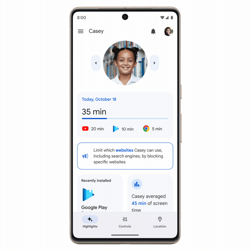 Top 5 - Google Family Link