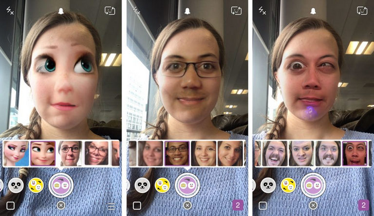 Top 5: Snapchat - Ứng dụng ghép mặt hàng đầu