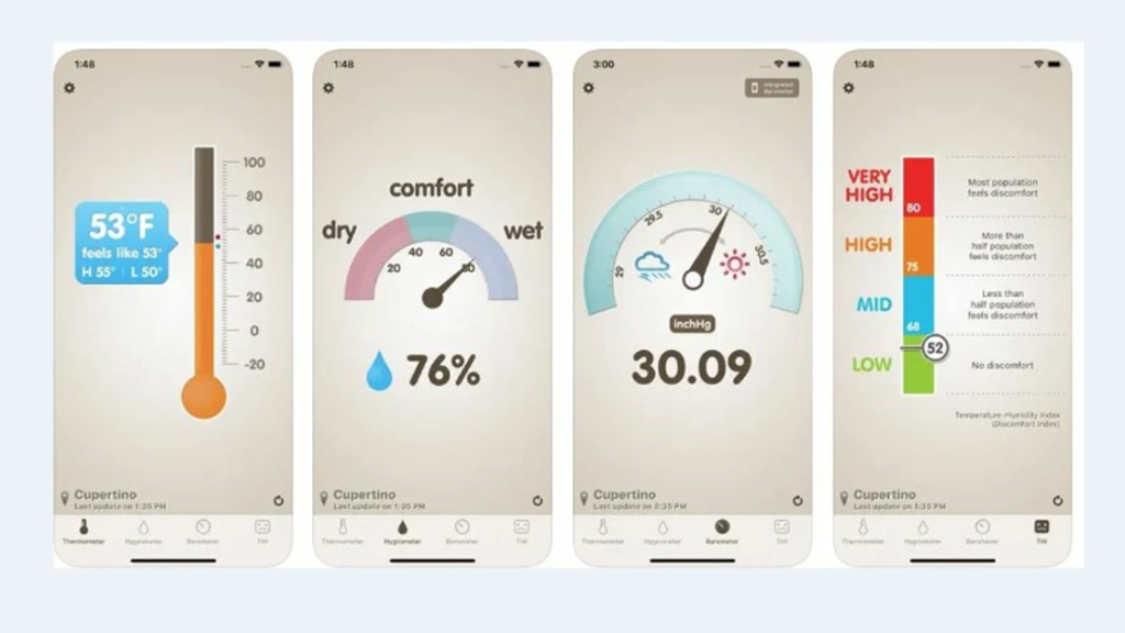 Top 5: Thermo-Hygrometer - App đo nhiệt độ chính xác