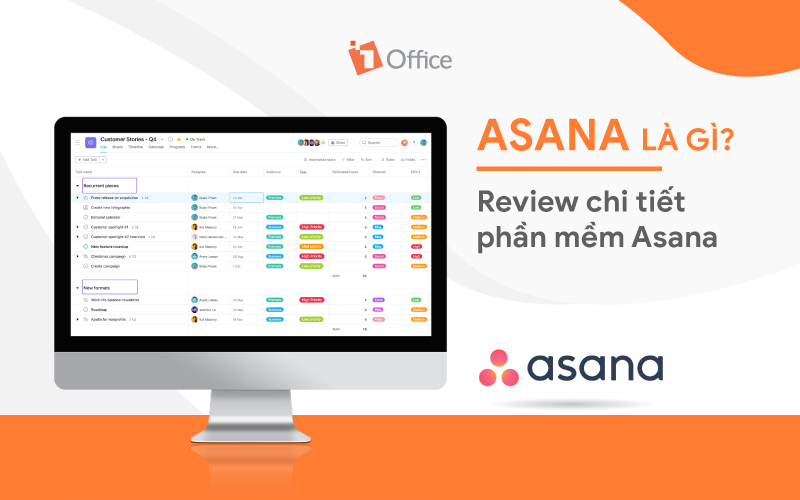 Top 6 - Asana - Công cụ quản lý dự án chuyên nghiệp