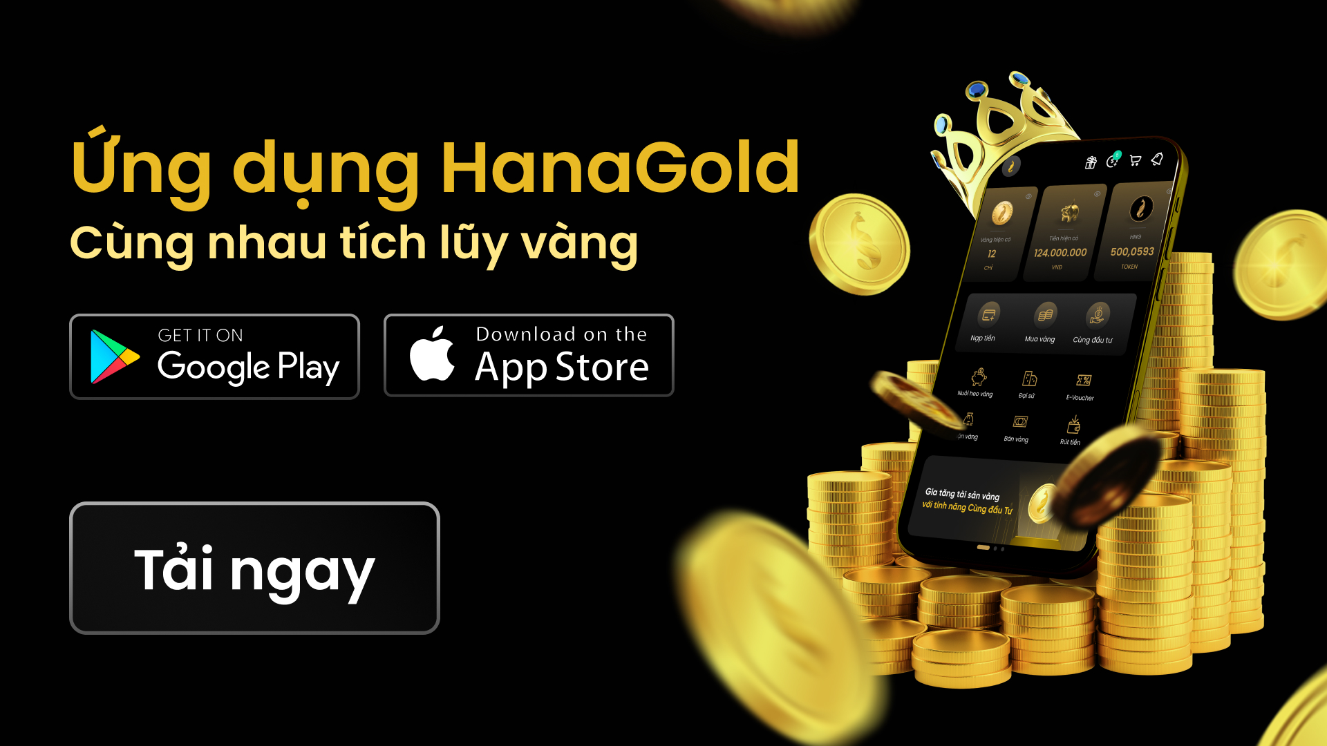 Top 7: HanaGold - Ứng dụng tích lũy vàng thông minh