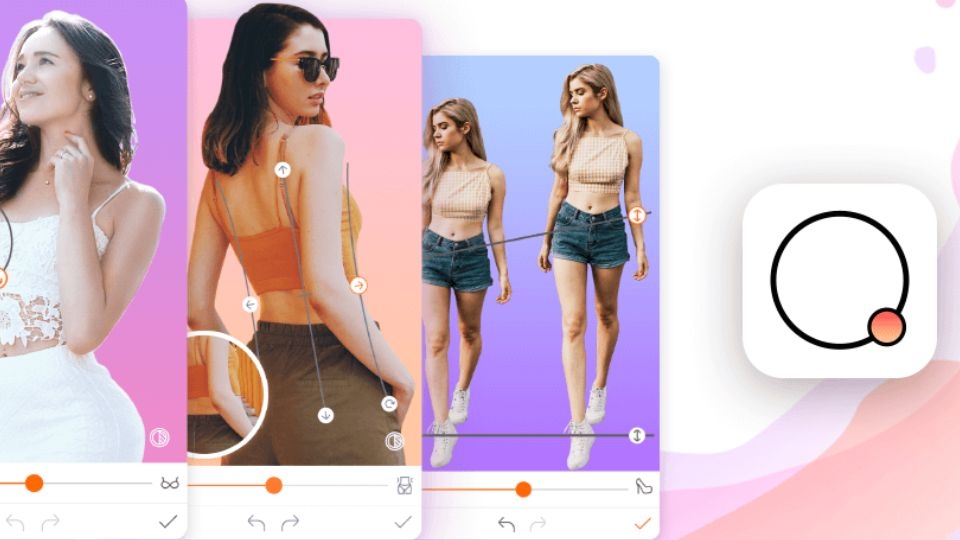 Top 7: Hotune - Ứng dụng chỉnh sửa ảnh thon gọn dáng người