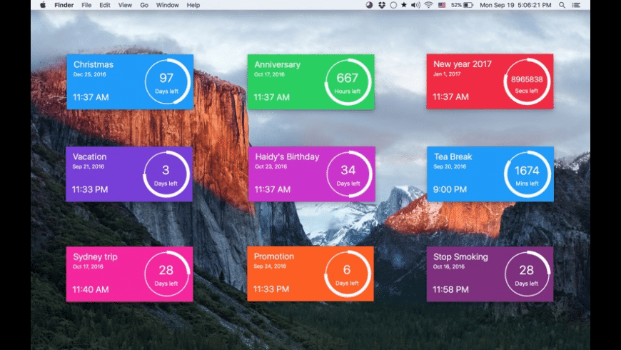 Top 8: Countdown Timer Plus (macOS)
