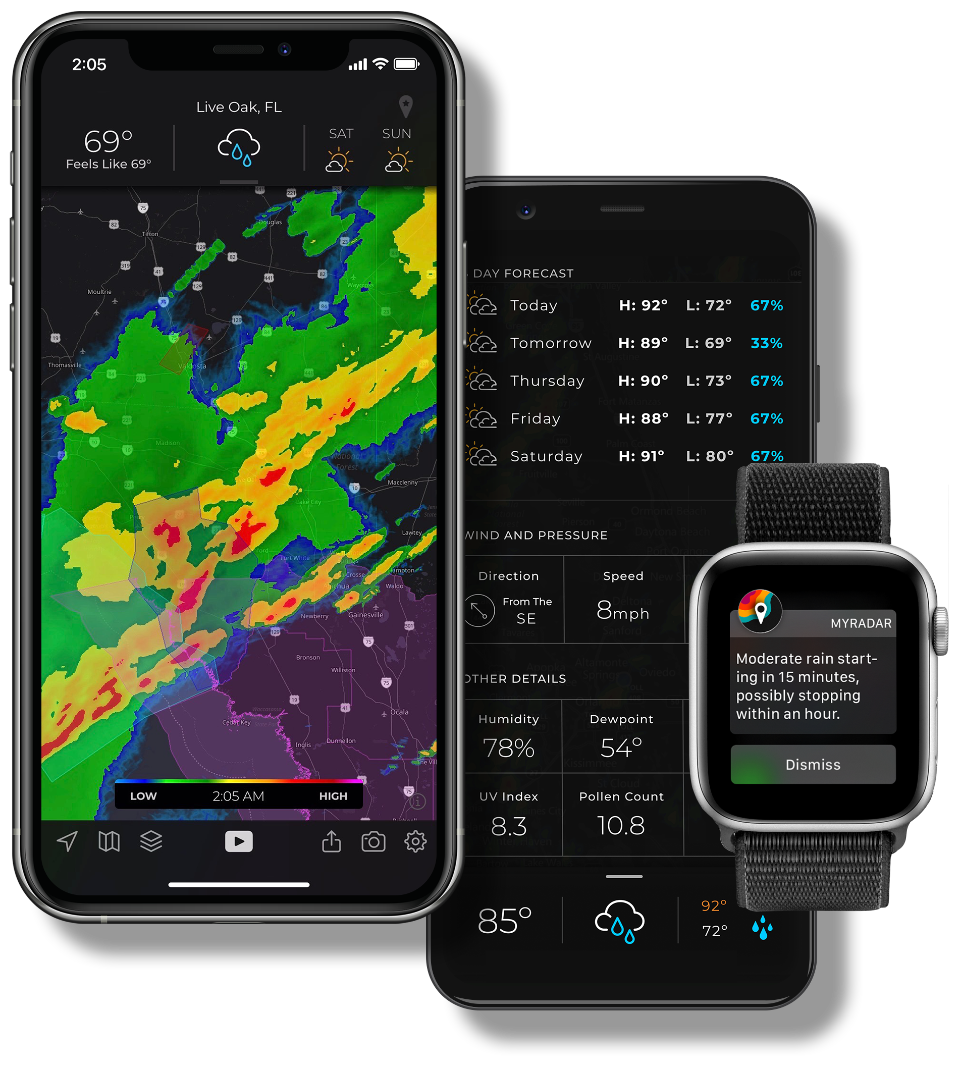 Top 8: MyRadar Weather Radar Pro - Ứng dụng radar thời tiết chuyên nghiệp